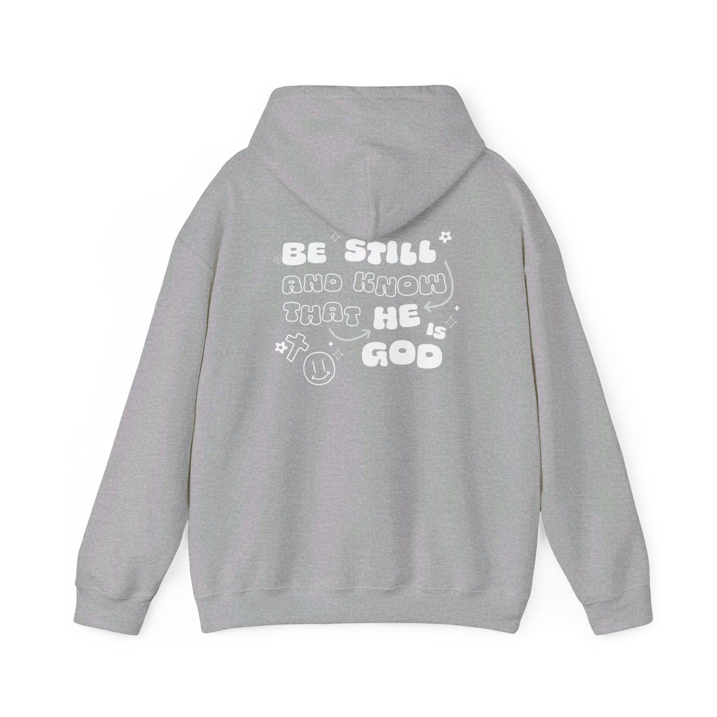 psalm 46:10 hoodie - renewed life apparel