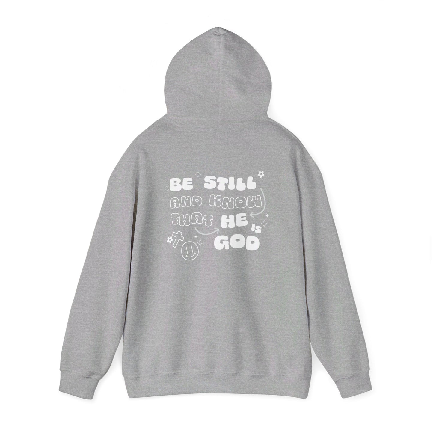 psalm 46:10 hoodie - renewed life apparel