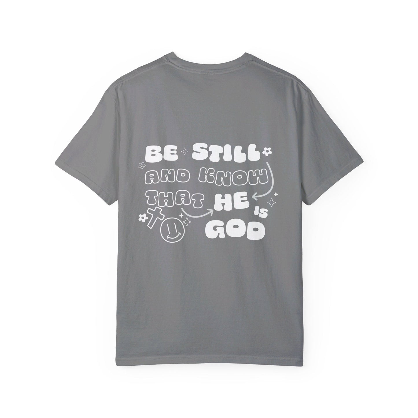 psalm 46:10 t-shirt - renewed life apparel